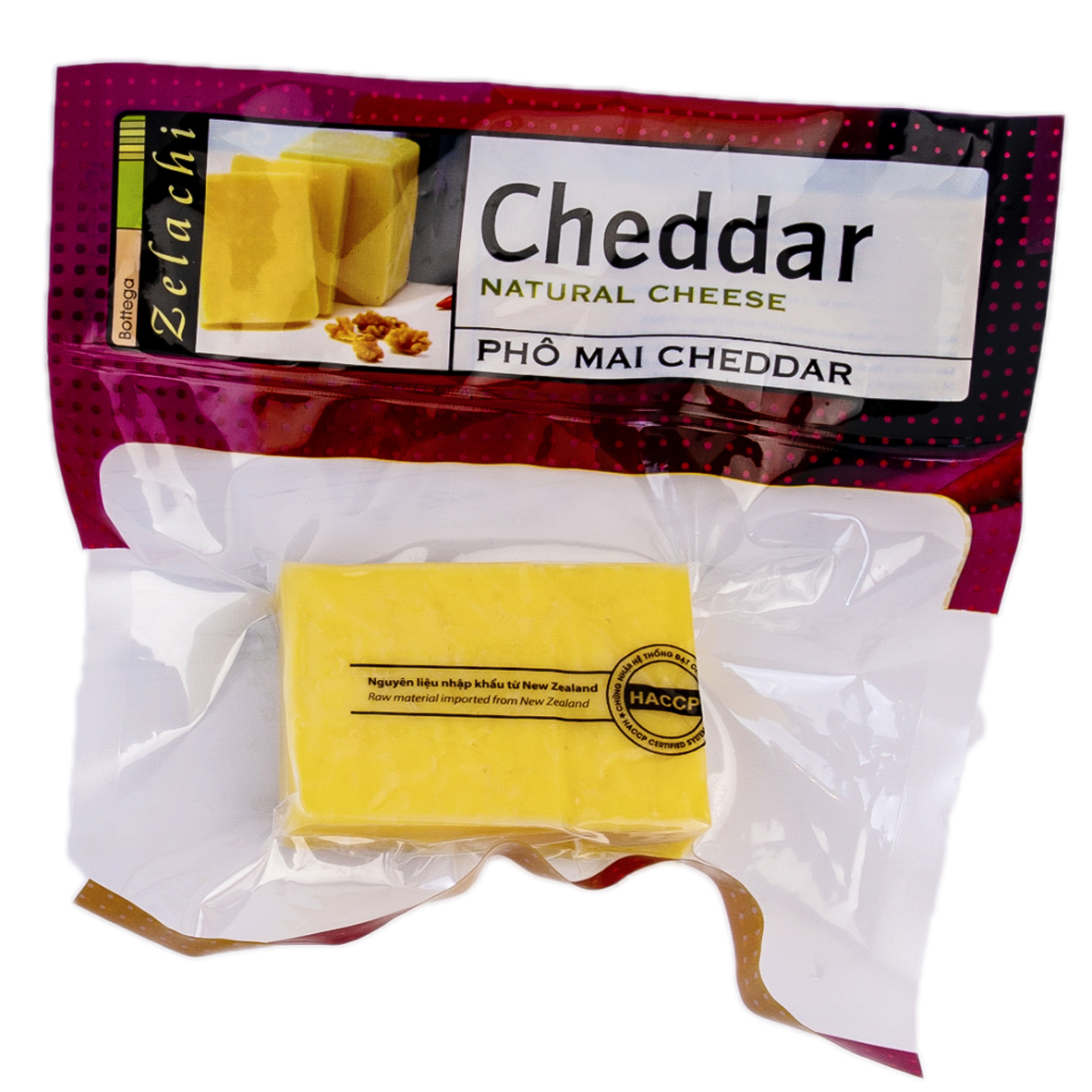 Cheese Cheddar Bottega Zelachi 100g - Phô mai Cheddar Bottega Zelachi 100g - Sản phẩm hữu cơ, nhập khẩu