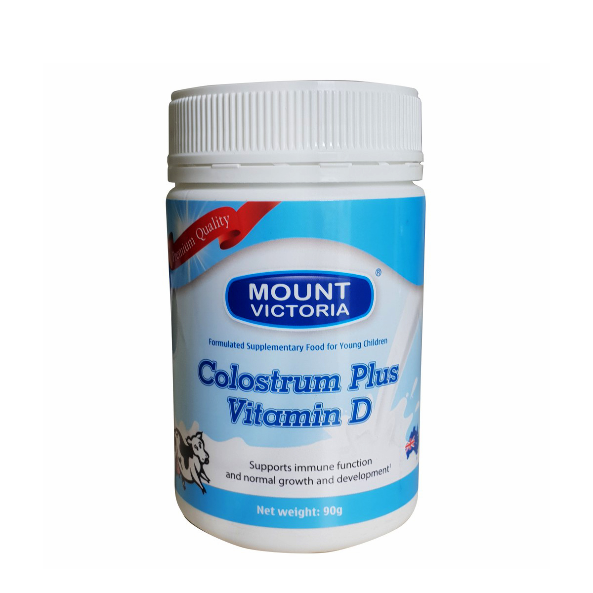 Sữa bò non Colostrum Plus Vitamin D Mount Victoria 90g