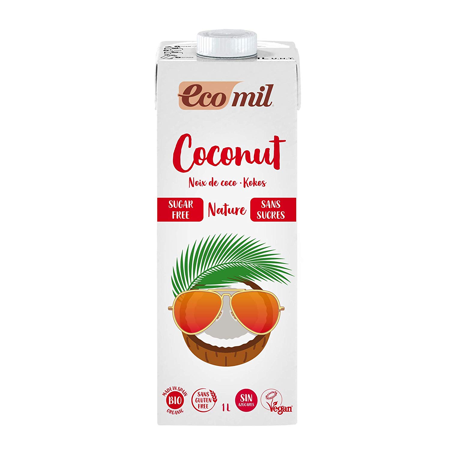 Sữa dừa không đường hữu cơ 1L