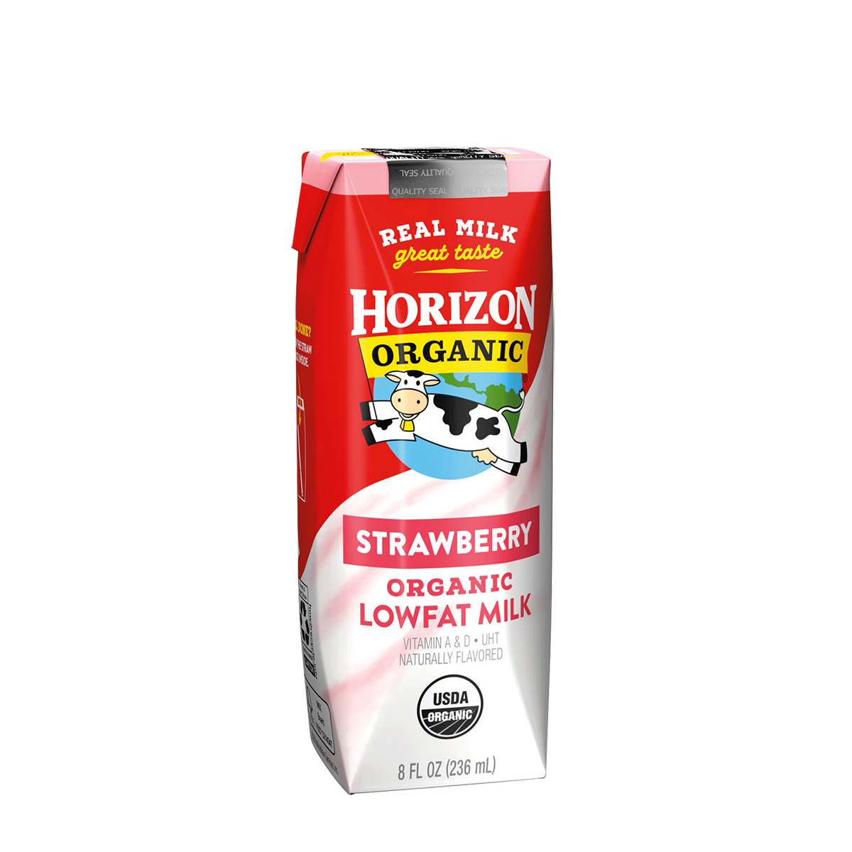 Sữa hữu cơ tách béo vị Dâu Horizon 236ml